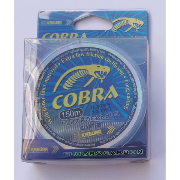 Kabura Cobra FluoroCarbon Olta Misinası  0.30-150 M. 